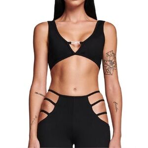 I.AM.GIA Black Lucid Top